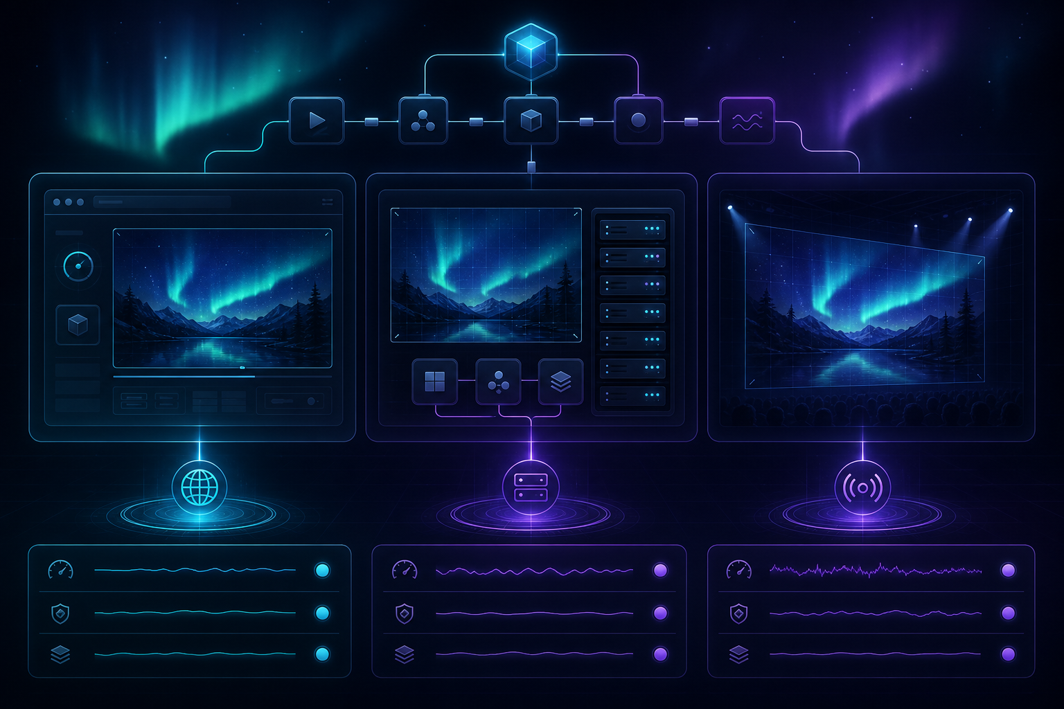 Renderer comparison for browser, server, and preview