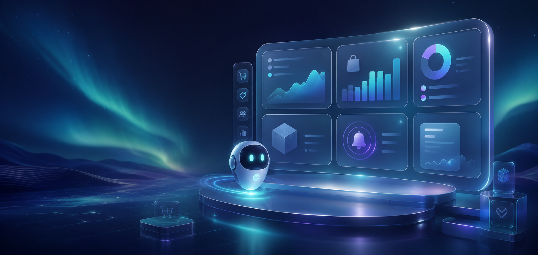 OpenClaw style store dashboard with agent cards