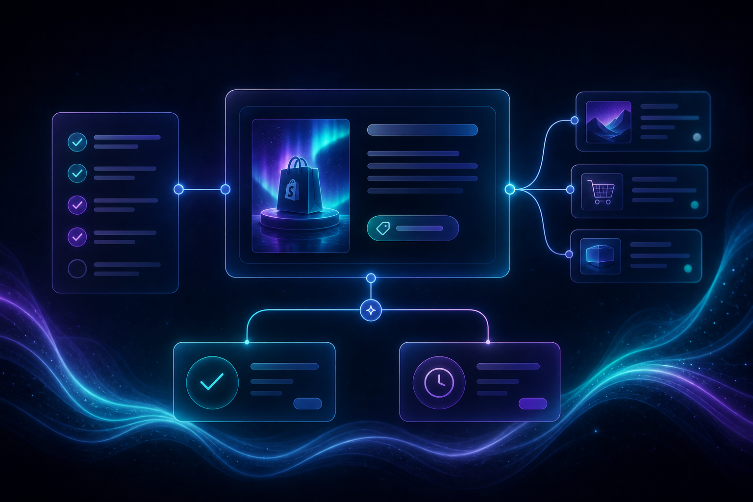 Shopify blog draft review loop with approval checklist