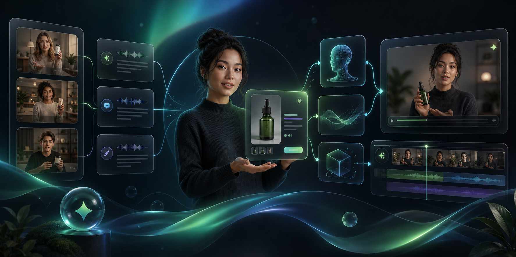 AI avatar and Shopify product video workflow