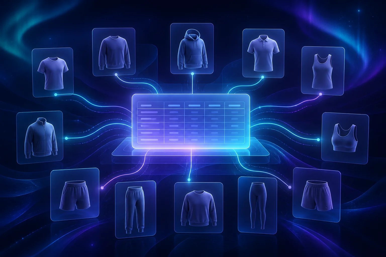 One size chart assigned across an apparel collection