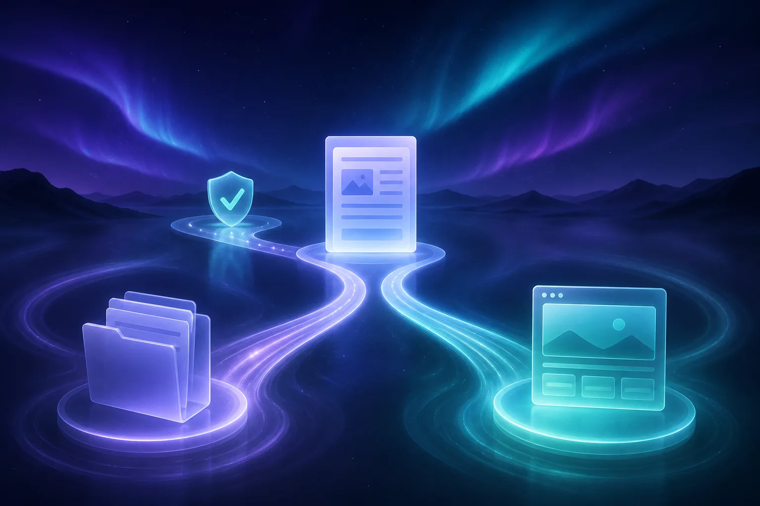 A review-approved article choosing between draft storage and a calm published page
