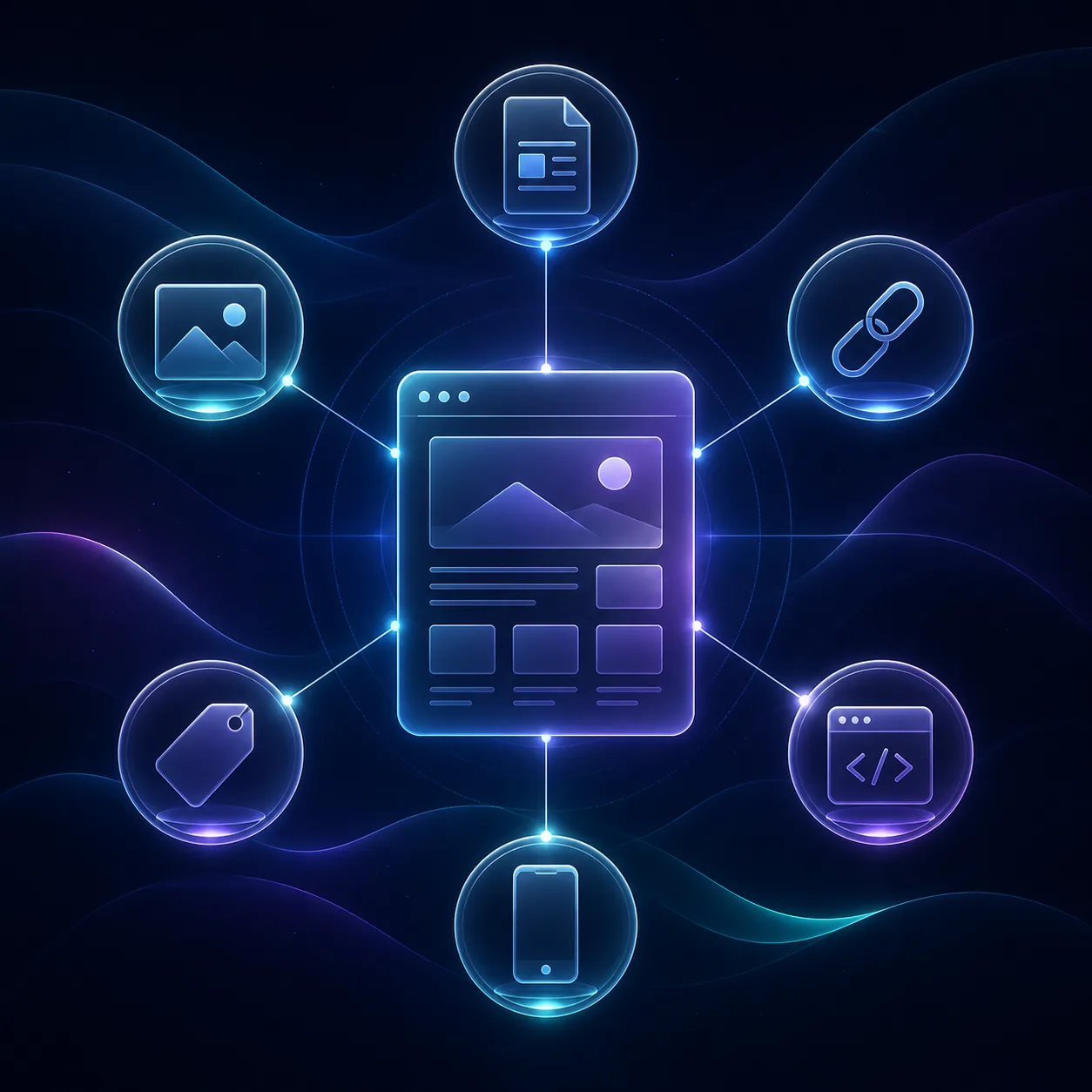 Static Squarespace export quality assurance checklist illustration