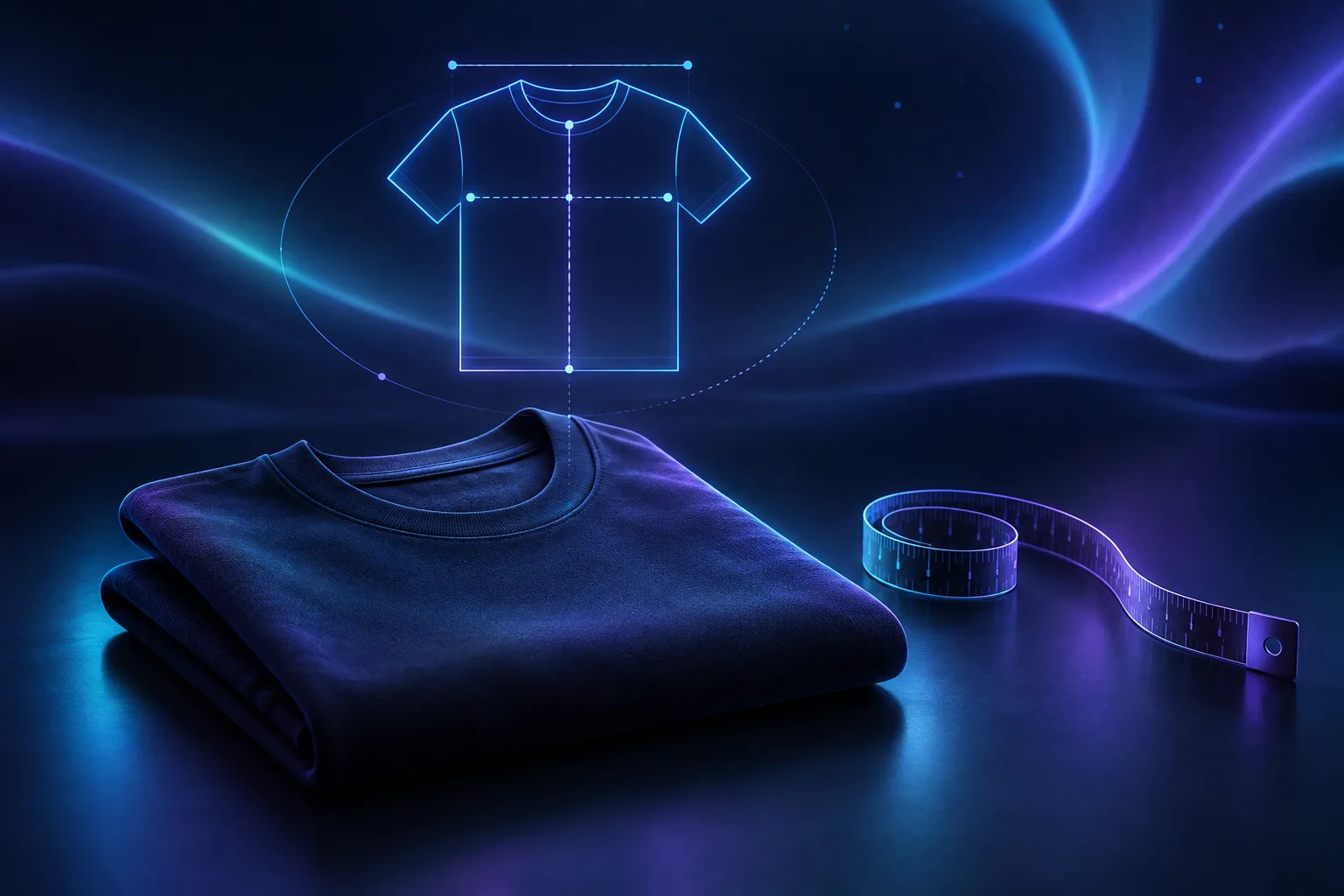 Flat garment measurement workflow