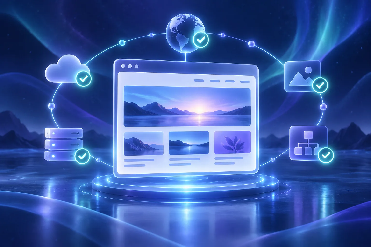 Quality checks surrounding a healthy published static website