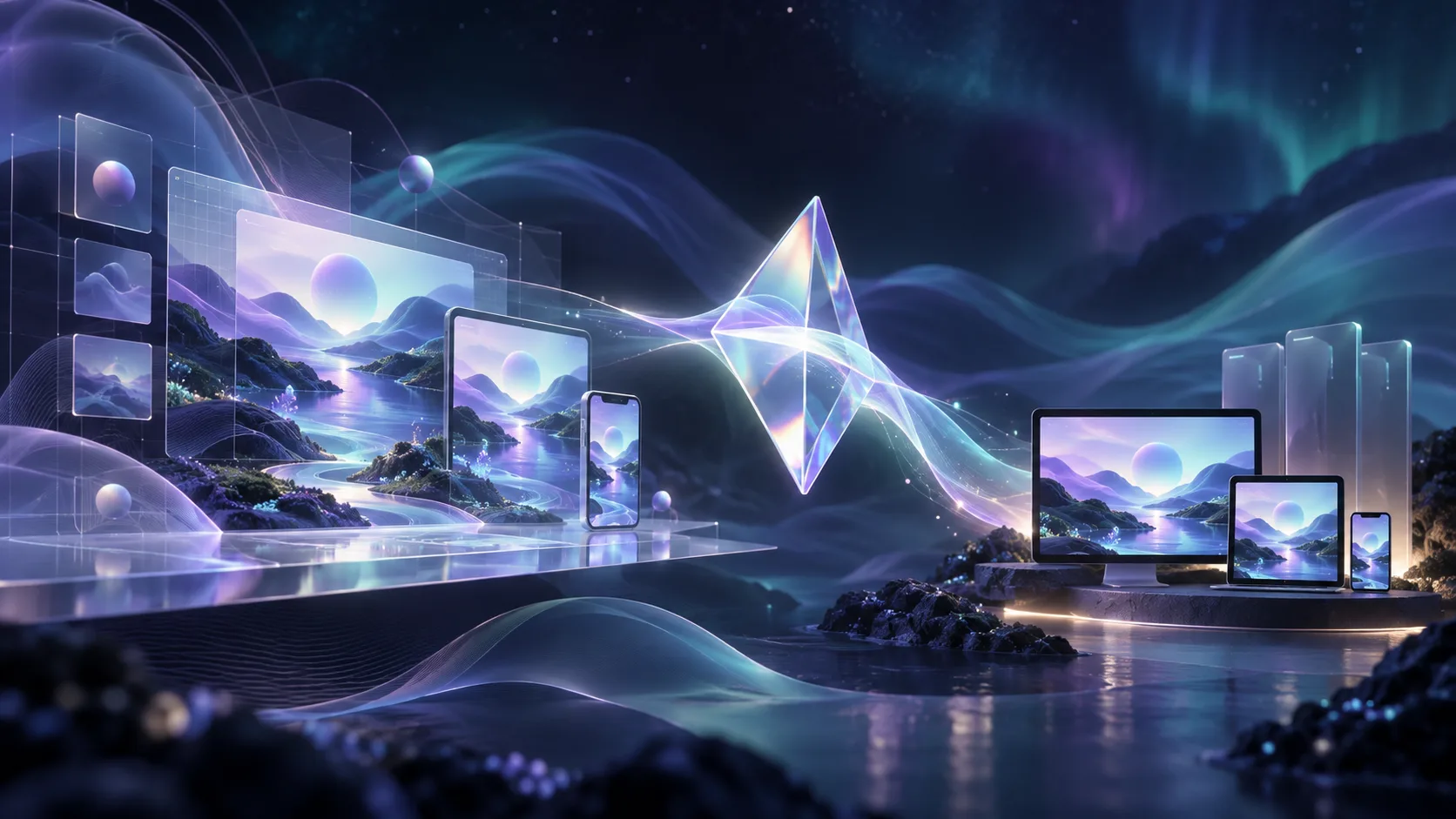 Aurora prism inspecting a responsive static Framer export