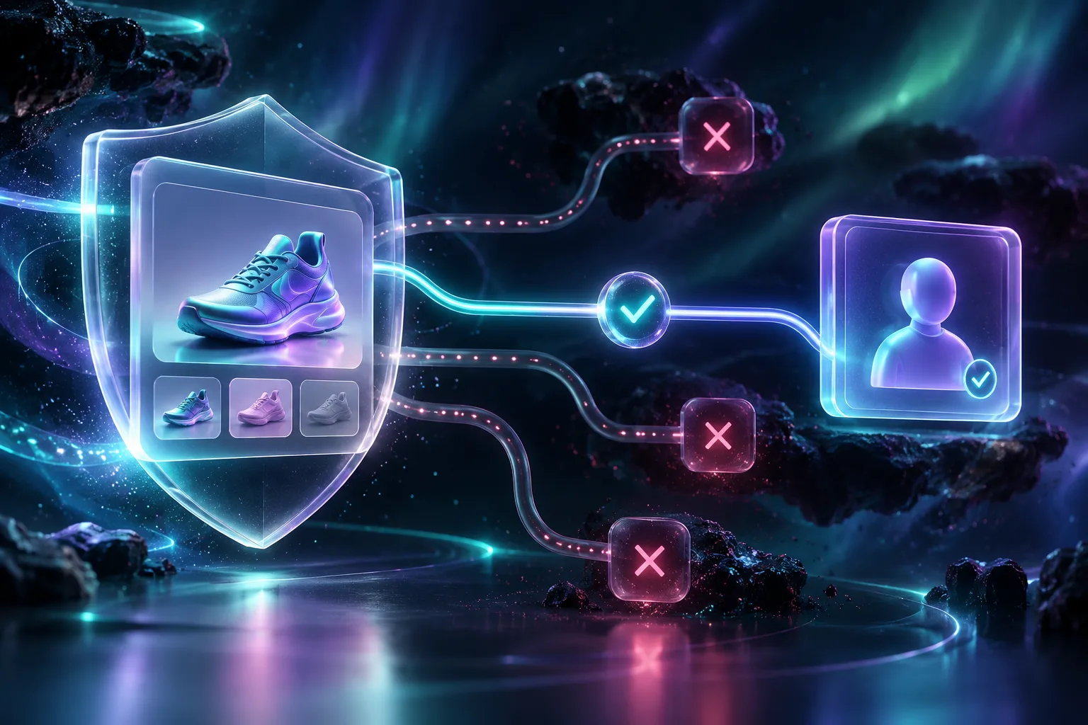 Read-only Shopify AI agent workflow with a human review gate