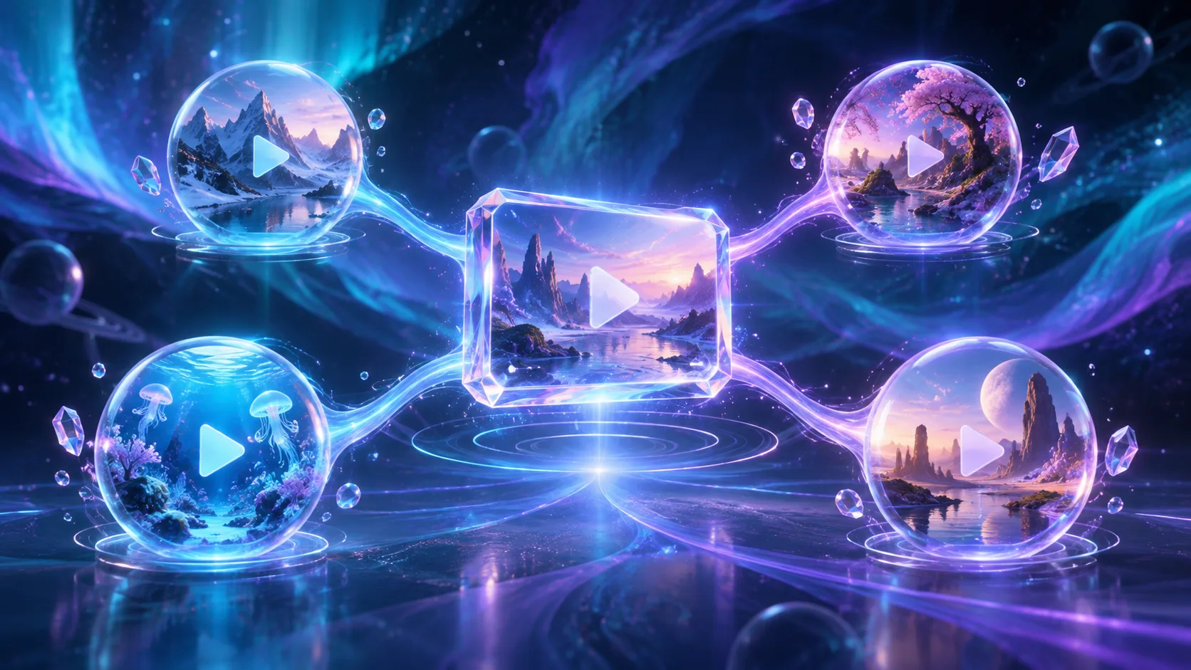One approved UGC video concept branching into reusable variations