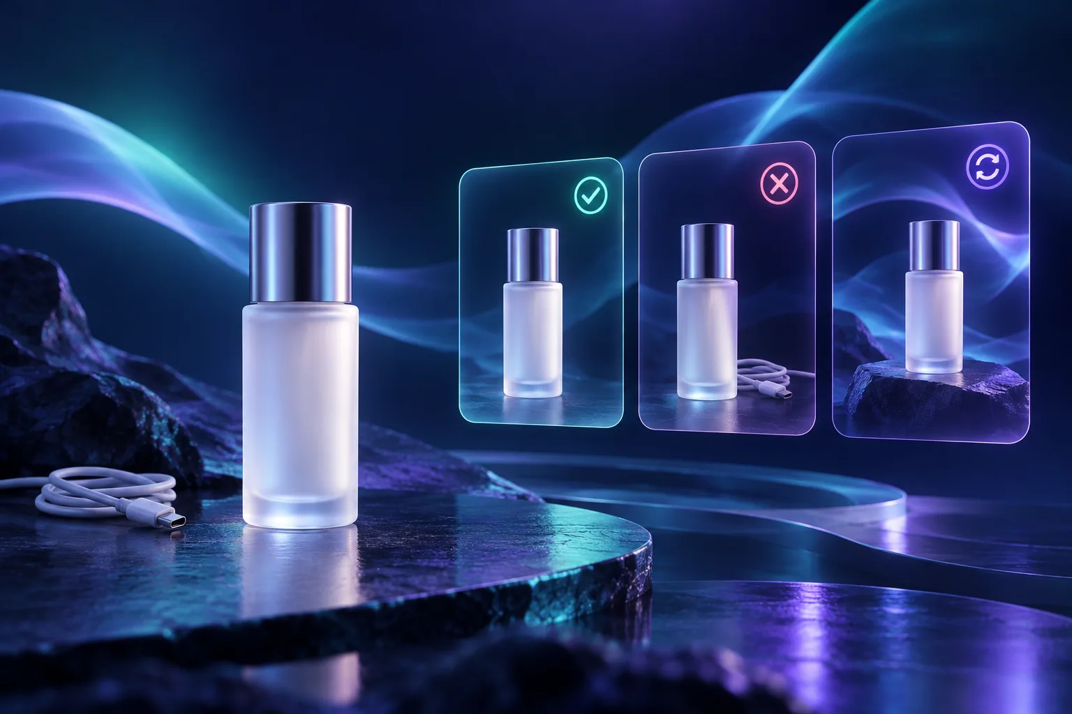 Decision framework for a truthful product photo correction